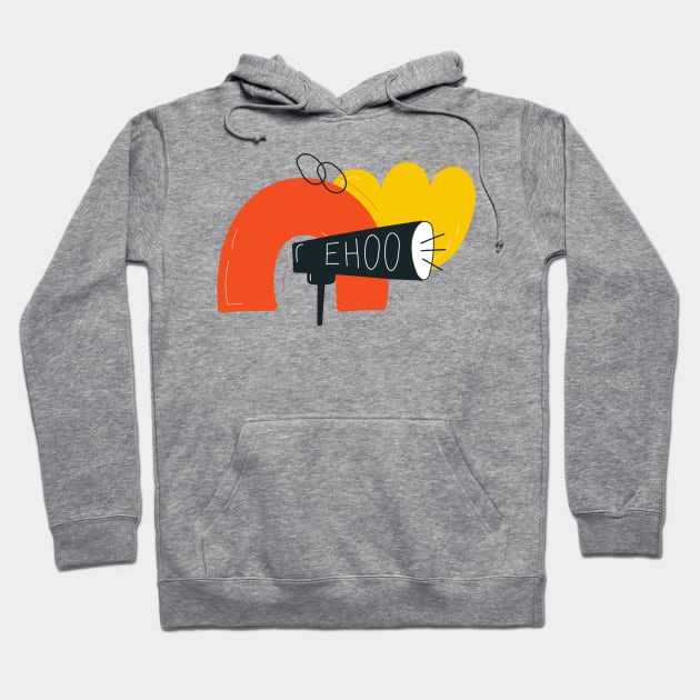 Modern Doodle announcement Hoodie by ItuPagi